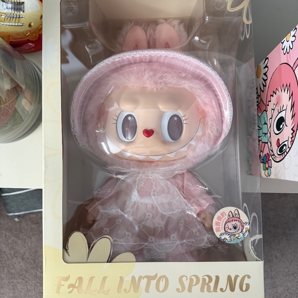 Pop Mart Exclusive Labubu The Monsters Mokoko Fall into Spring Large size - Picture 1 of 5